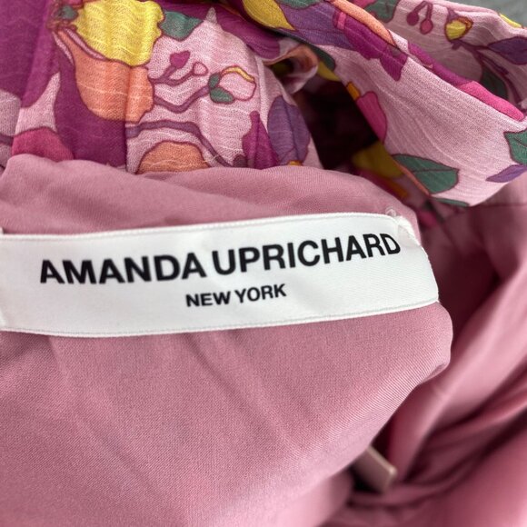 Amanda Uprichard Pink Floral Mini Dress - Picture 7 of 13